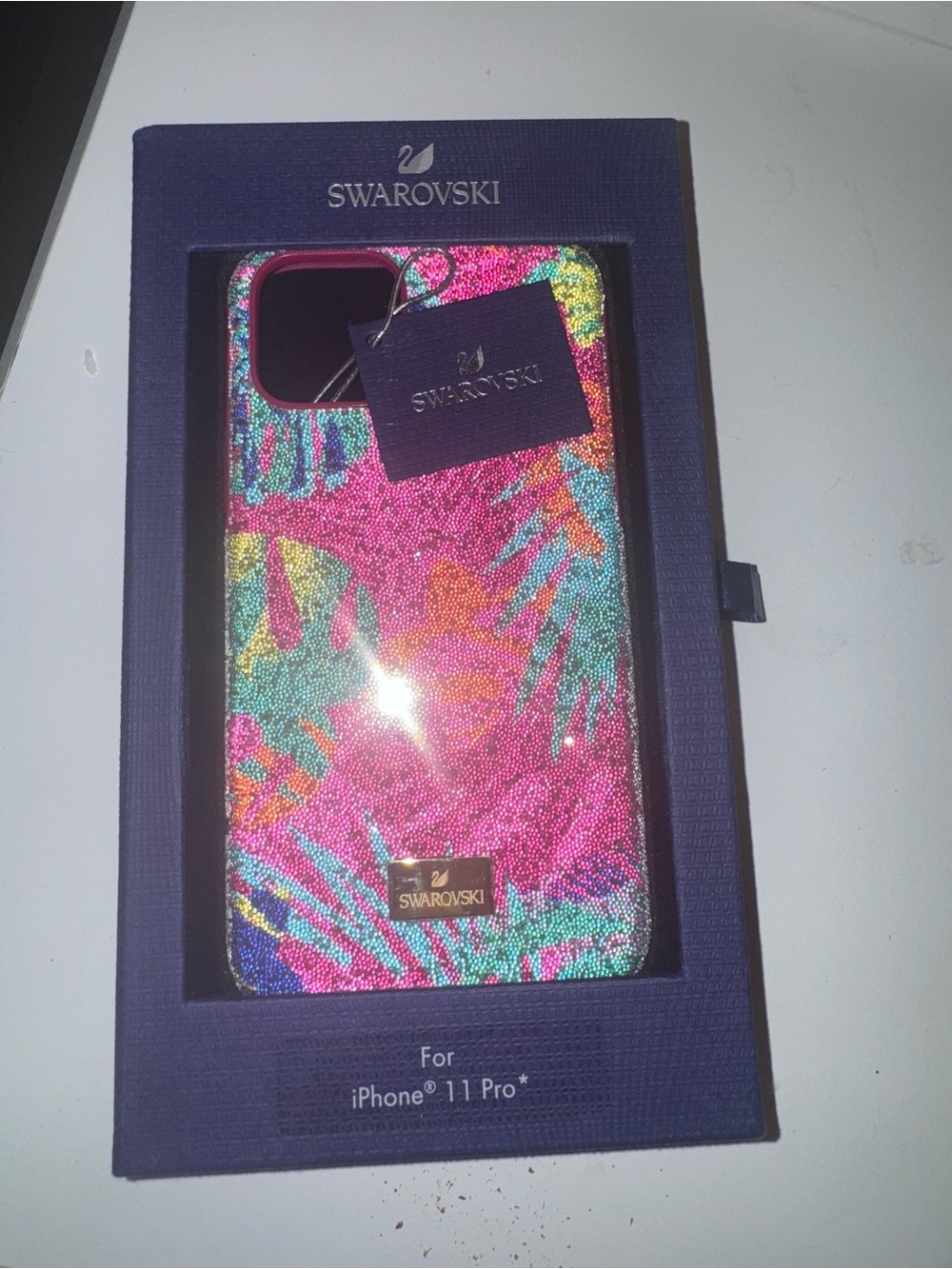 Swarovski Tropical Crystal iPhone 11 Pro Case - Pink Multi-Color